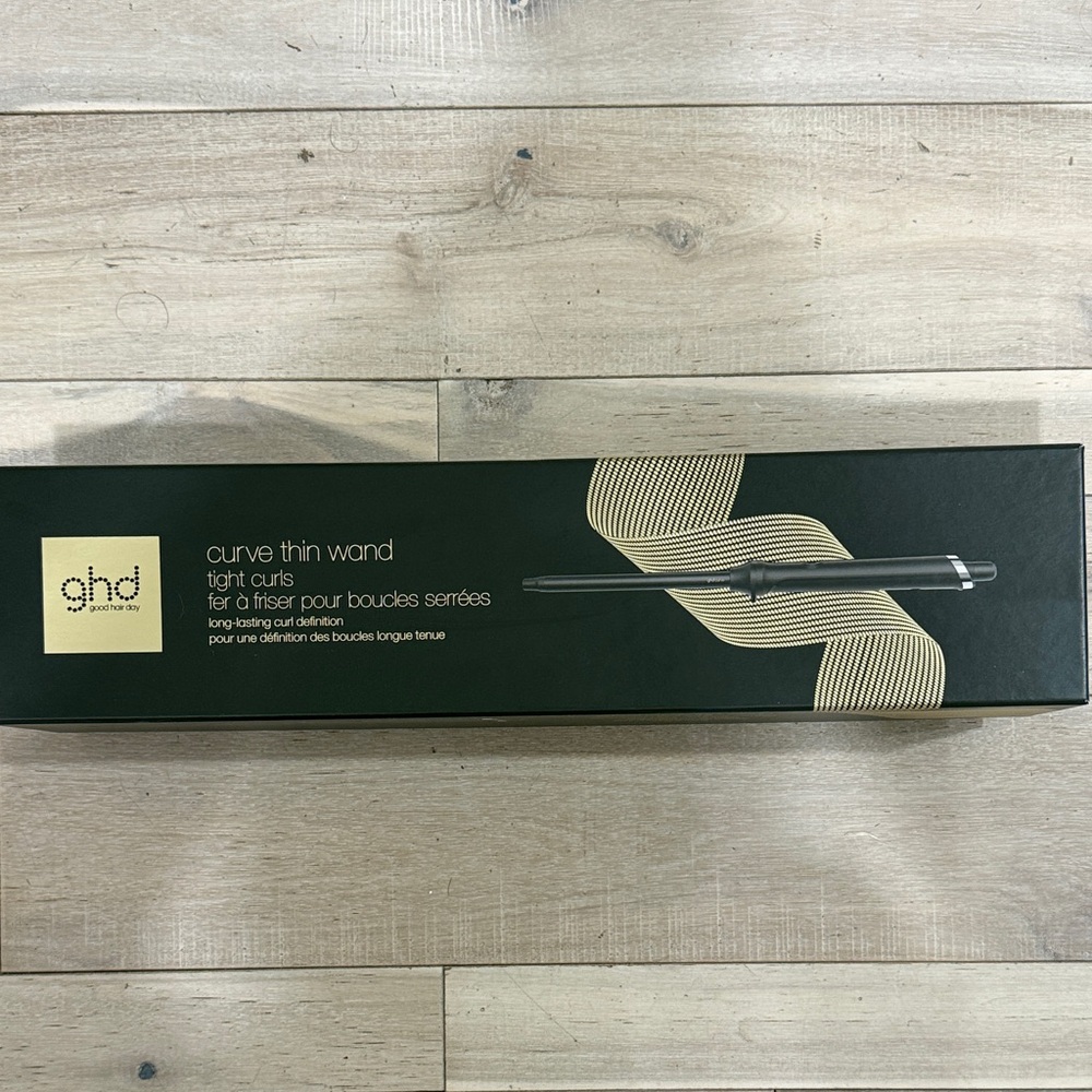 ghd Curve Thin Wand Curling Iron - Black and Gold